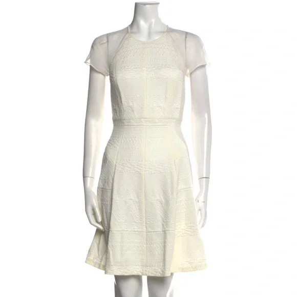 Rebecca Taylor | Dresses | Rebecca Taylor A Line Dress Size Ivory Dr2 |  Poshmark